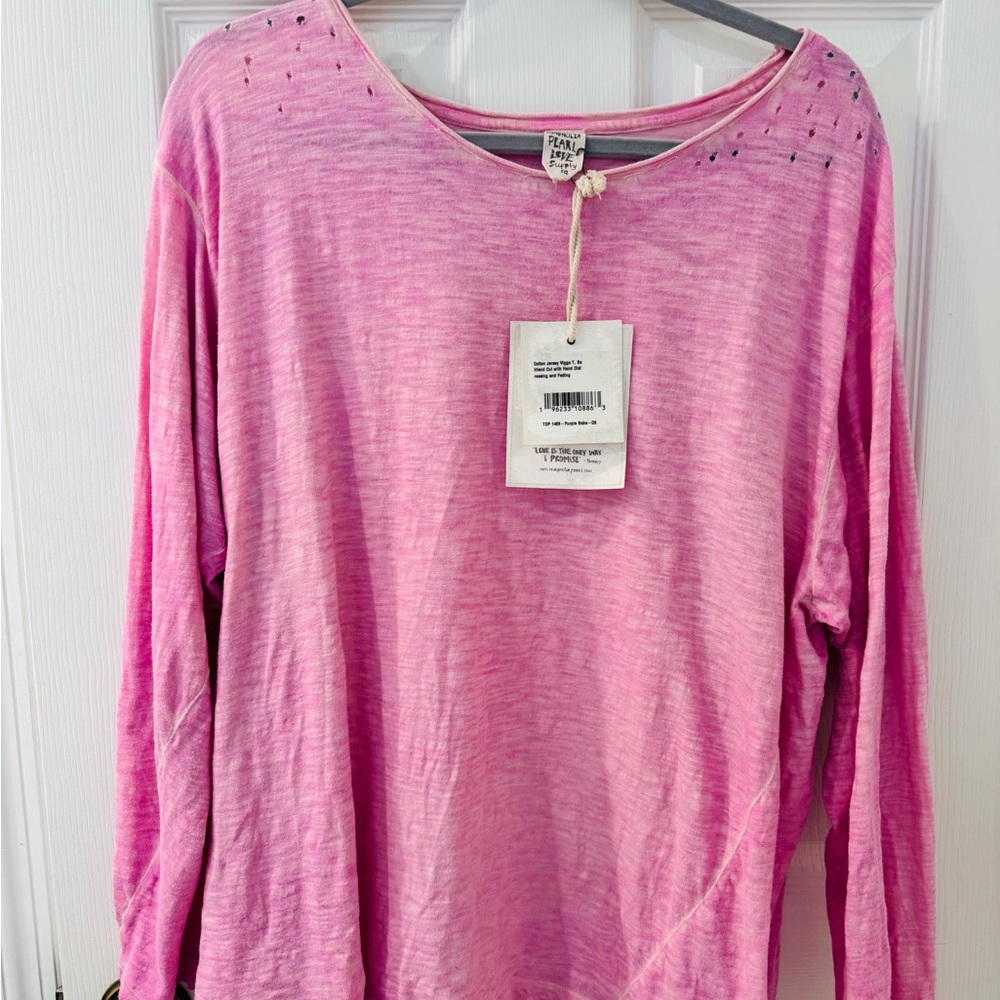 💕 Magnolia Pearl Cotton Jersey Sold Out Viggo T in Purple Boba